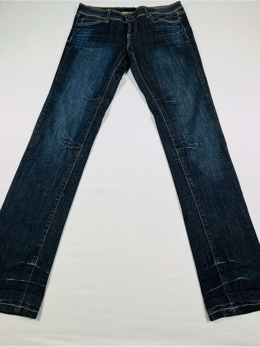 Vigold Women's Skinny Jeans in Dark Blue Wash W695